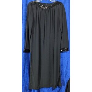 Jack Bryan Evening Dress ~  Size 10 ~ Black - Midi